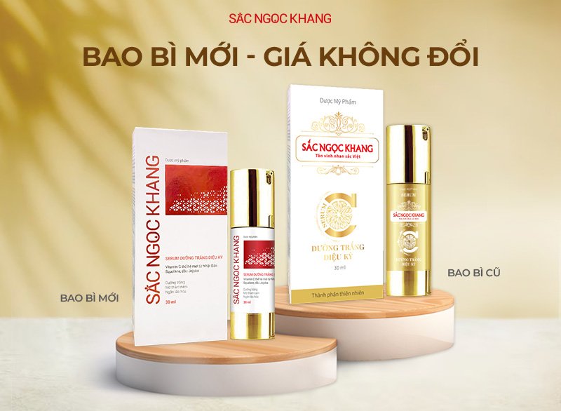 bao bì serum mới