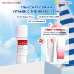 Serum Vitamin C Sắc Ngọc Khang 30ml - Tinh chất dưỡng trắng da diệu kỳ, mờ thâm nám, tàn nhang (tặng Sữa Dưỡng Thể 50g)