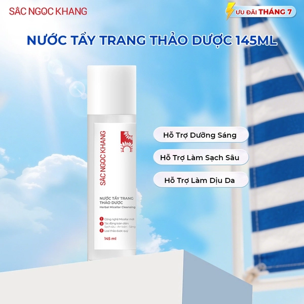 Nước Hoa Hồng Thảo Dược Sắc Ngọc Khang 145ml ( Herbal Toner) - Bản nâng cấp