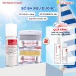 Bộ Kem Dưỡng Ngày/Đêm + Serum Trắng Bật Tông Sắc Ngọc Khang (Serum Vitamin C 30ml + Kem Ngày 30g + Kem Đêm 30g)