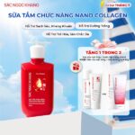 [MỚI] Sữa Tắm Chức Năng Nano Collagen Sắc Ngọc Khang 500g (Tặng combo sữa dưỡng thể và sữa rửa mặt)