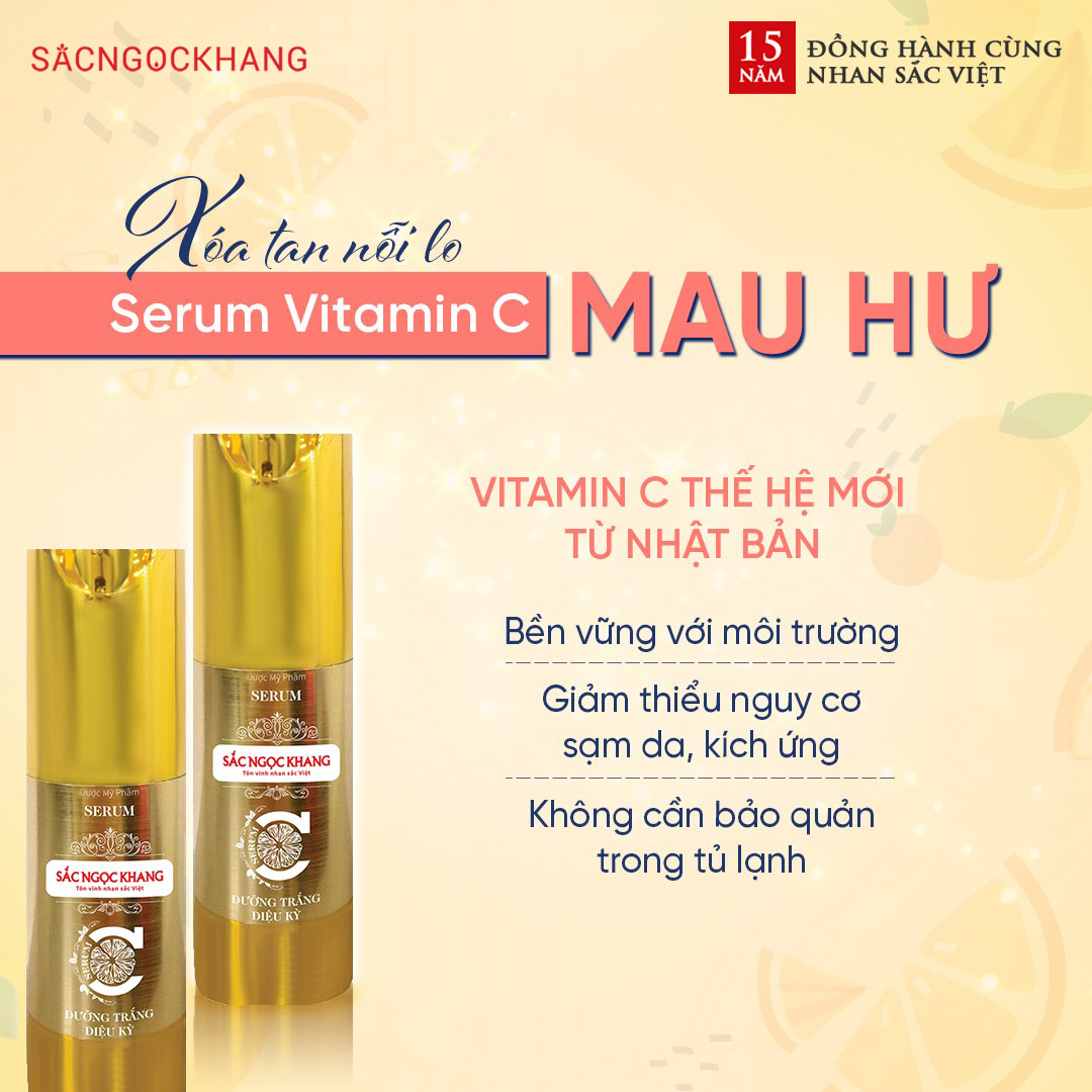 serum dưỡng trắng da sắc ngọc khang