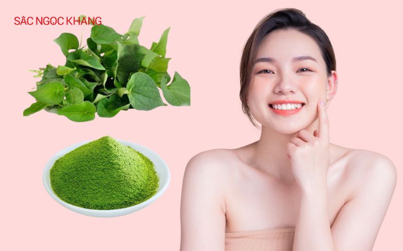 Trị mụn gạo bằng rau diếp cá