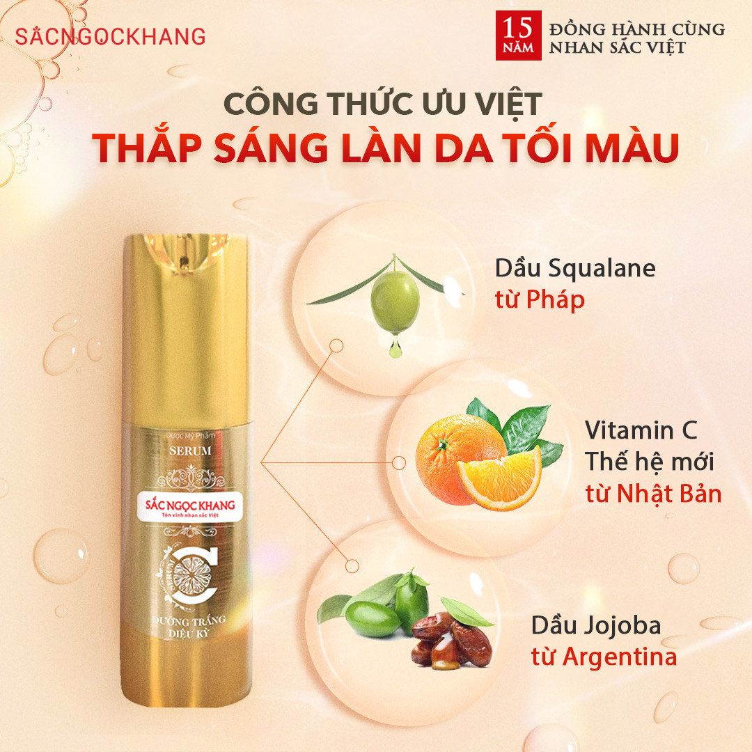 serum trắng da mờ thâm