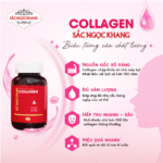 Viên Uống Collagen Dipeptide Mờ Nếp Nhăn - Dưỡng Ẩm Mịn Da Sắc Ngọc Khang hộp 60 viên - Ảnh 3
