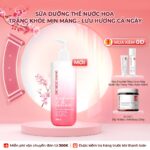 Sữa Dưỡng Thể Nước Hoa Dưỡng Trắng Da Mịn Màng Sắc Ngọc Khang 350g (Tặng Tẩy Tế Bào Chết Body 200g) - Ảnh 2