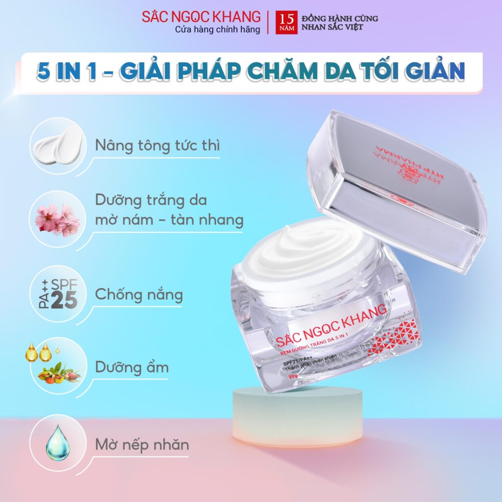 kem dưỡng da 5 in 1