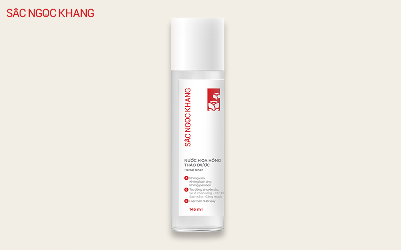 Nước Hoa Hồng Thảo Dược Sắc Ngọc Khang