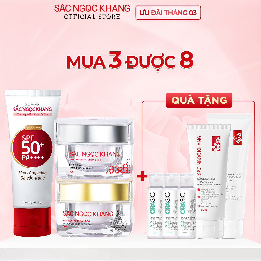 Set quà Mờ Nám - Nâng Tông - Bảo Vệ Toàn Diện