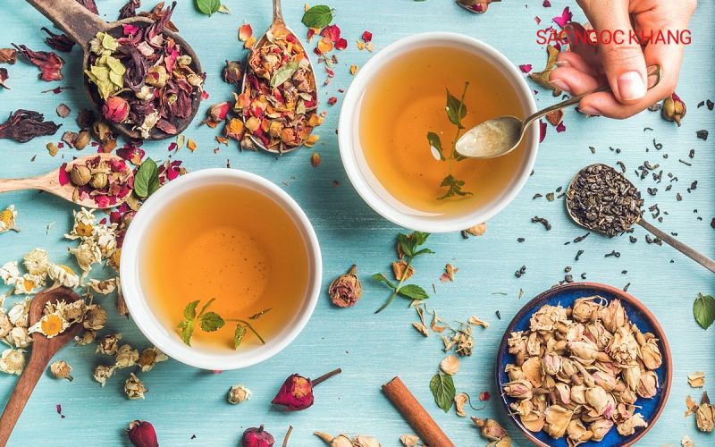 Các loại trà thảo mộc hỗ trợ tiêu hóa và giúp đốt cháy mỡ thừa