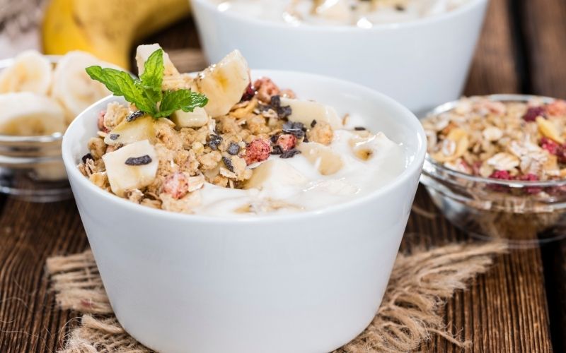 Lưu ý khi ăn sữa chua với chuối