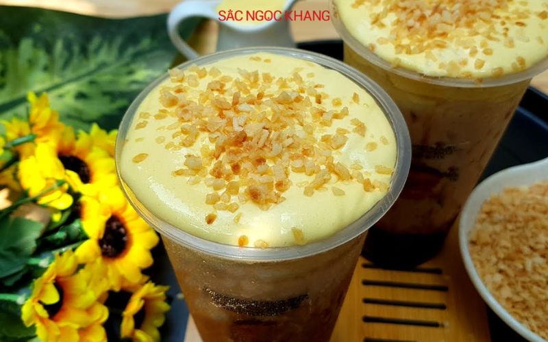 trứng đánh kem