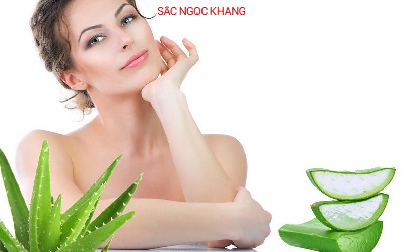 bôi nha đam lên mặt