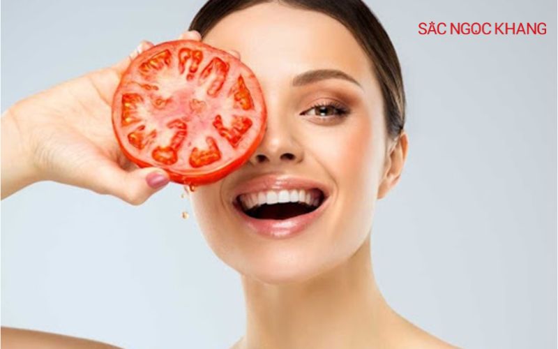 Cách làm trắng da bằng cà chua