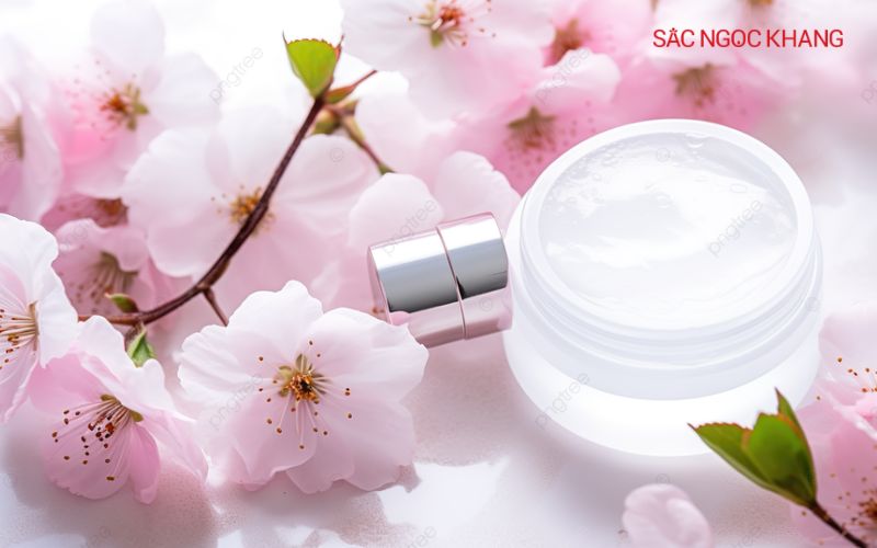 Chiết xuất hoa anh đào được dùng trong nhiều sản phẩm dưỡng da