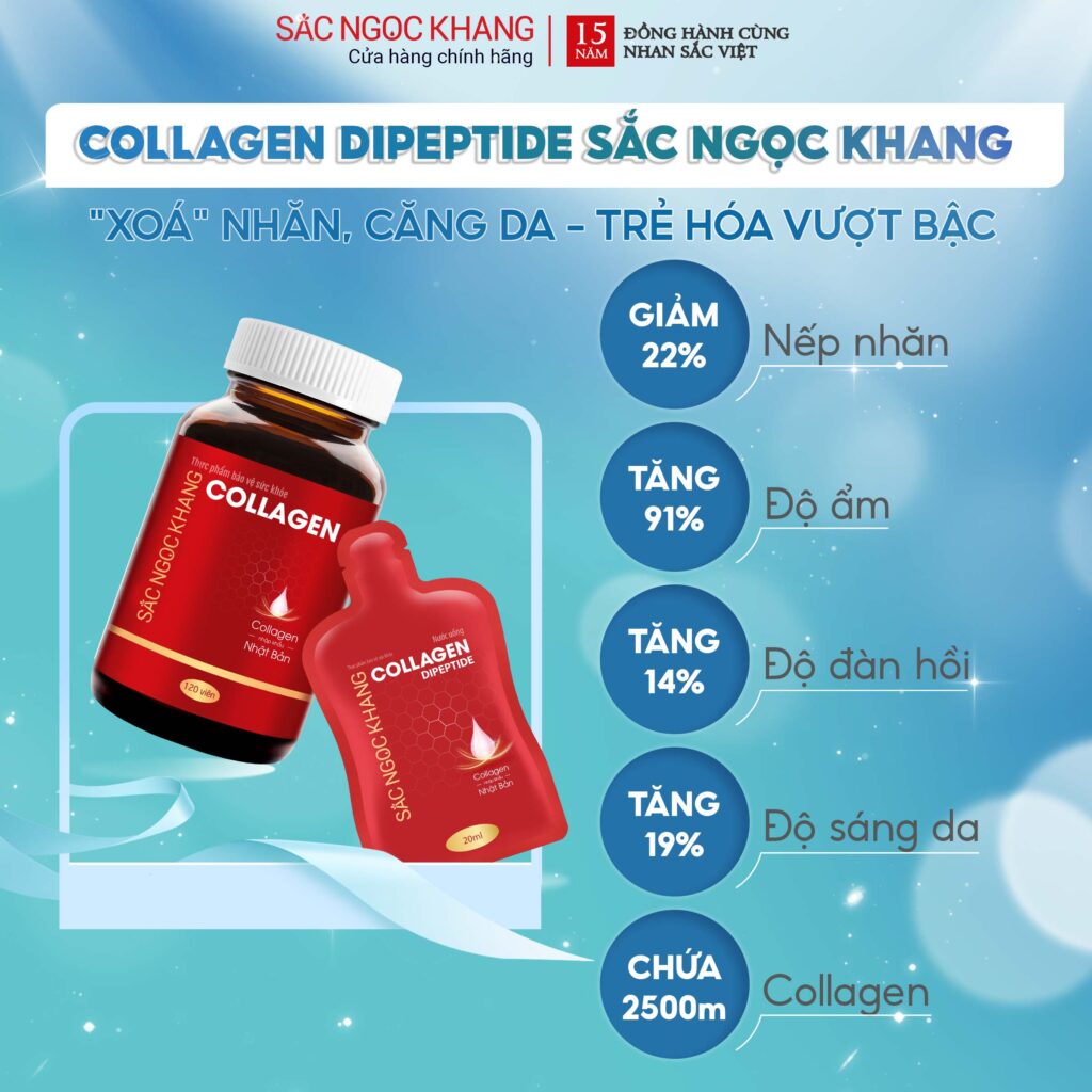 Collagen Dipeptide mang đến sức mạnh trẻ hóa làn da chỉ từ 8 tuần