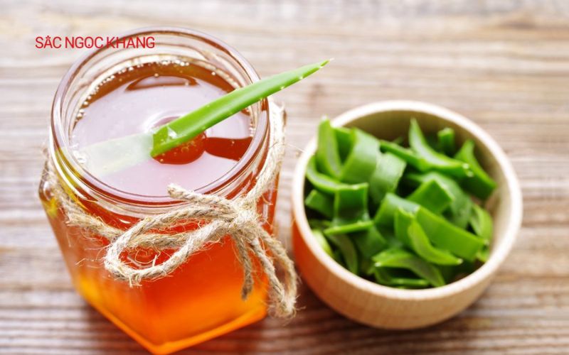 Mặt nạ mật ong lên men kết hợp với nha đam