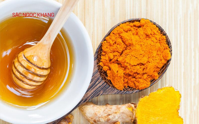 Mặt nạ mật ong lên men kết hợp với nghệ