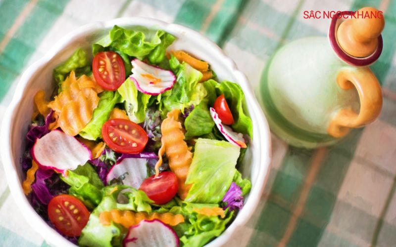 Chế độ ăn uống lành mạnh giúp đào thải độc tố