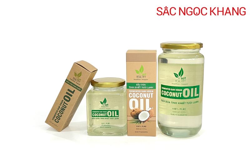 Dầu dừa ép lạnh Viet Healthy