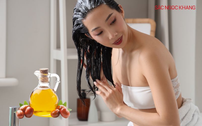 Dầu jojoba giúp dưỡng ẩm da đầu, ngăn ngừa khô ngứa
