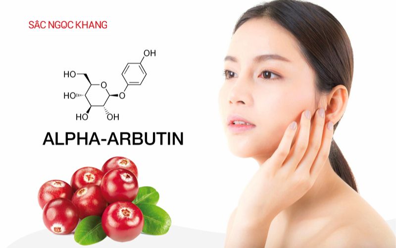 alpha arbutin trị nám