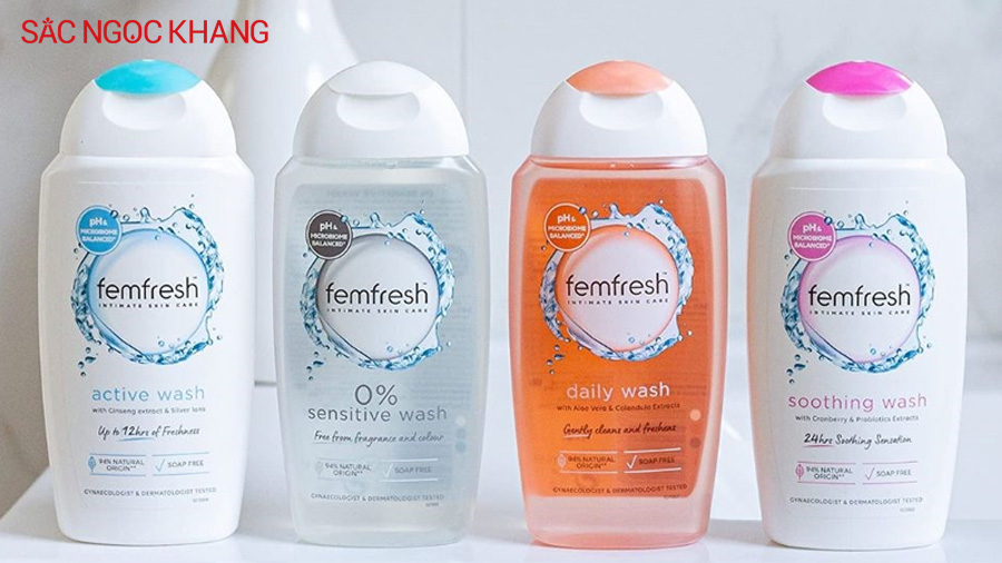 Các dòng sản phẩm của dung dịch vệ sinh Femfresh