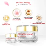 Combo 8 Sản Phẩm Chăm Sóc Da Toàn Diện Chuyên Sâu Sắc Ngọc Khang (Nước Tẩy Trang Thảo Dược, Sữa Rửa Mặt Thảo Dược, Tẩy Tế Bào Chết Cà Phê, Nước Hoa Hồng Thảo Dược, Serum Siêu Dưỡng Trắng Vitamin C, Kem Dưỡng Da 5 In 1, Kem Dưỡng Ban Đêm, Kem Chống Nắng) - Ảnh 5