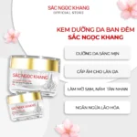 Kem Dưỡng Da Ban Đêm Sắc Ngọc Khang 10g - Dưỡng ẩm, mờ nám sạm, tàn nhang - Ảnh 3