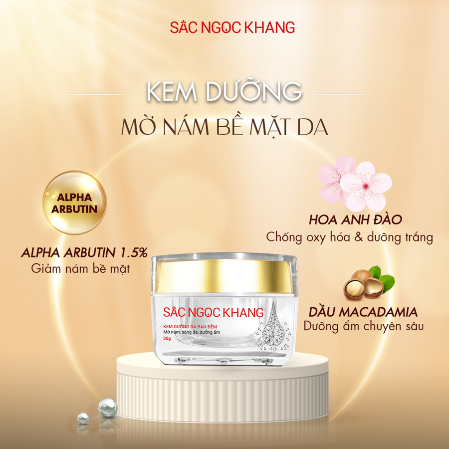 kem dưỡng ban đêm sắc ngọc khang