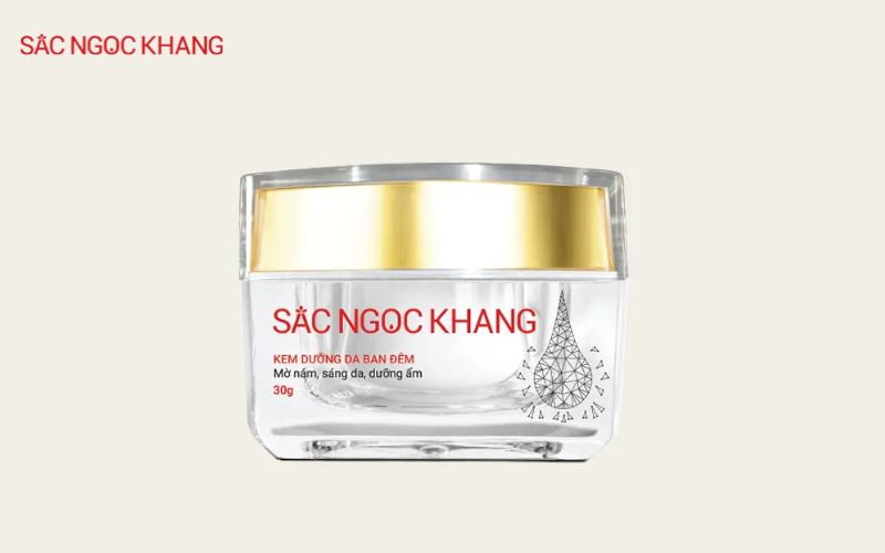 Gợi ý kem dưỡng mờ nám ban đêm Sắc Ngọc Khang