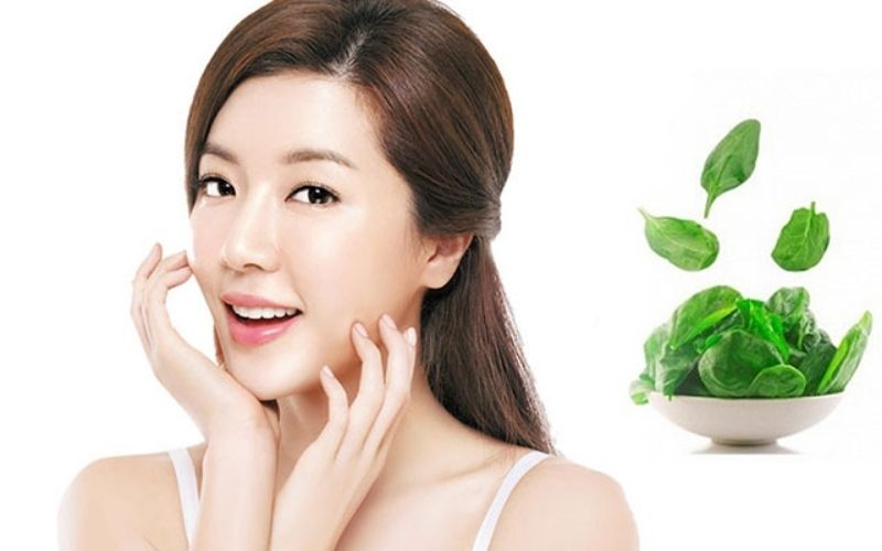 Dùng lá mồng tơi để dưỡng da