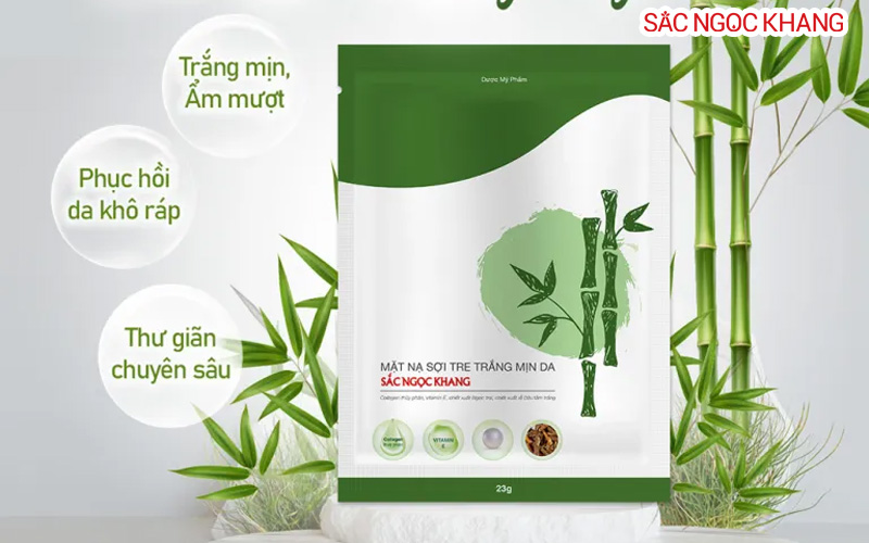 Mặt Nạ Sợi Tre Trắng Mịn Da Sắc Ngọc Khang