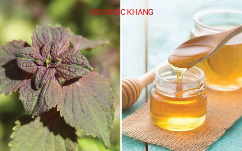 Mặt nạ tía tô trị nám