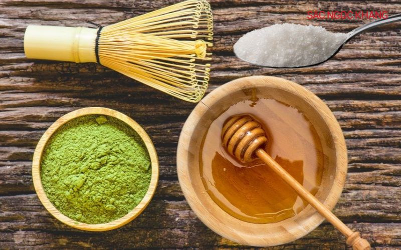 Mặt nạ trà xanh và mật ong