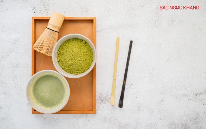 Mặt nạ trị nám từ bột trà xanh