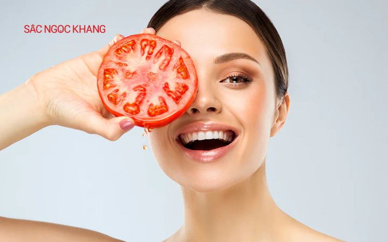 Cách giảm nếp nhăn quanh miệng bằng mặt nạ cà chua