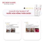 Nước Hoa Hồng Thảo Dược Sắc Ngọc Khang 145ml ( Herbal Toner) - Bản nâng cấp - Ảnh 4