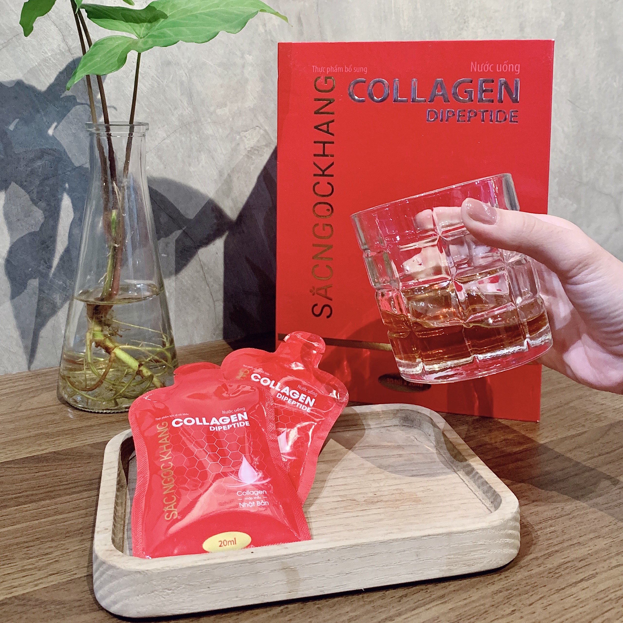 Nước uống Collagen Dipeptide Sắc Ngọc Khang