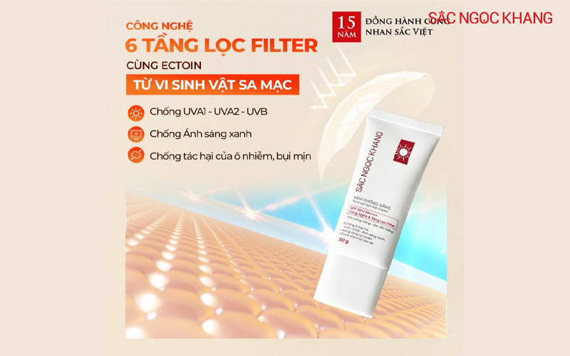 Kem Chống Nắng “Sa Mạc” Sắc Ngọc Khang.