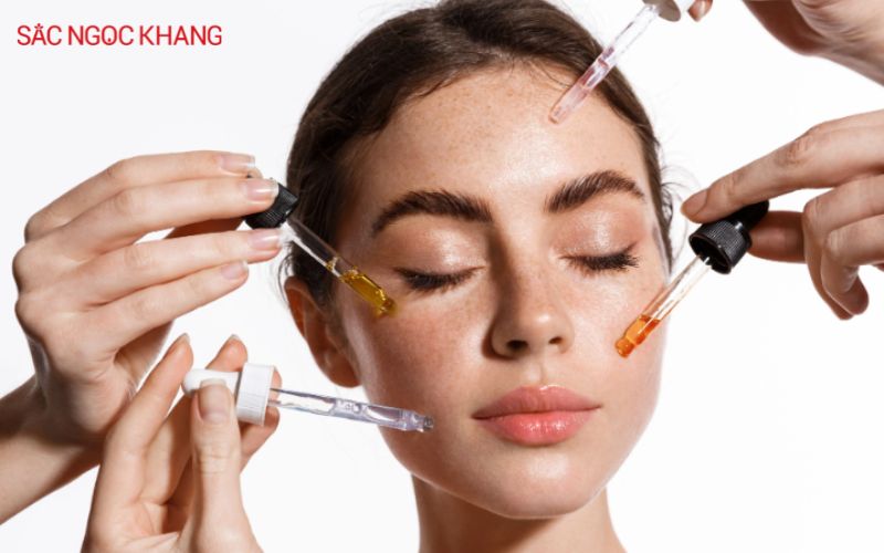 Dùng serum cho từng vùng da chuyên biệt