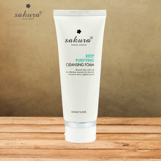 sữa rửa mặt Sakura Deep Purifying Cleansing Foam