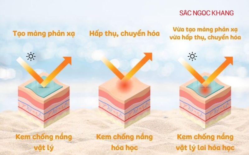 Các loại kem chống nắng