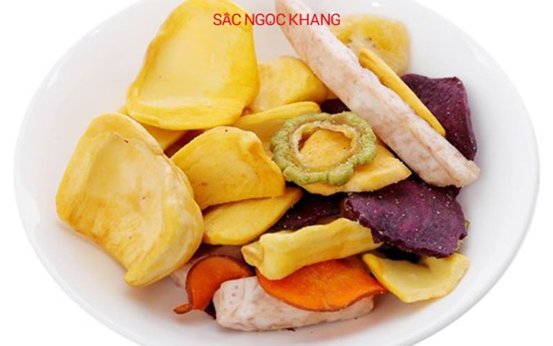Trái cây sấy giàu chất xơ