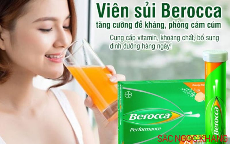 Viên sủi Berocca cung cấp nhiều lợi ích dinh dưỡng cho cơ thể