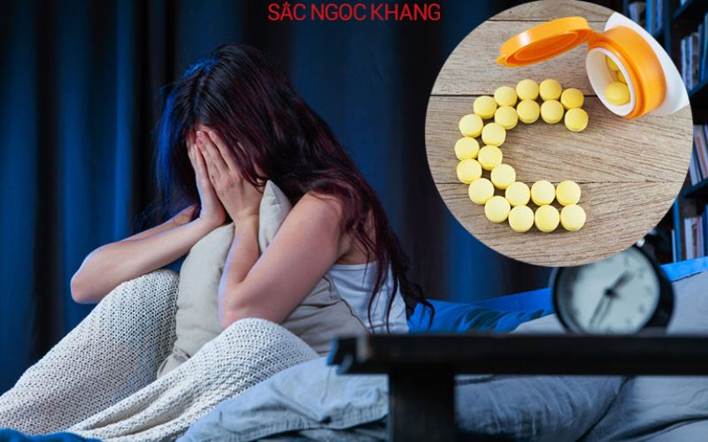 Uống C sủi ban đêm gây mất ngủ