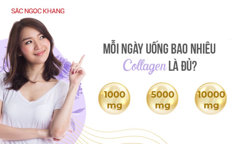 Uống Collagen đúng cách, đúng làm lượng