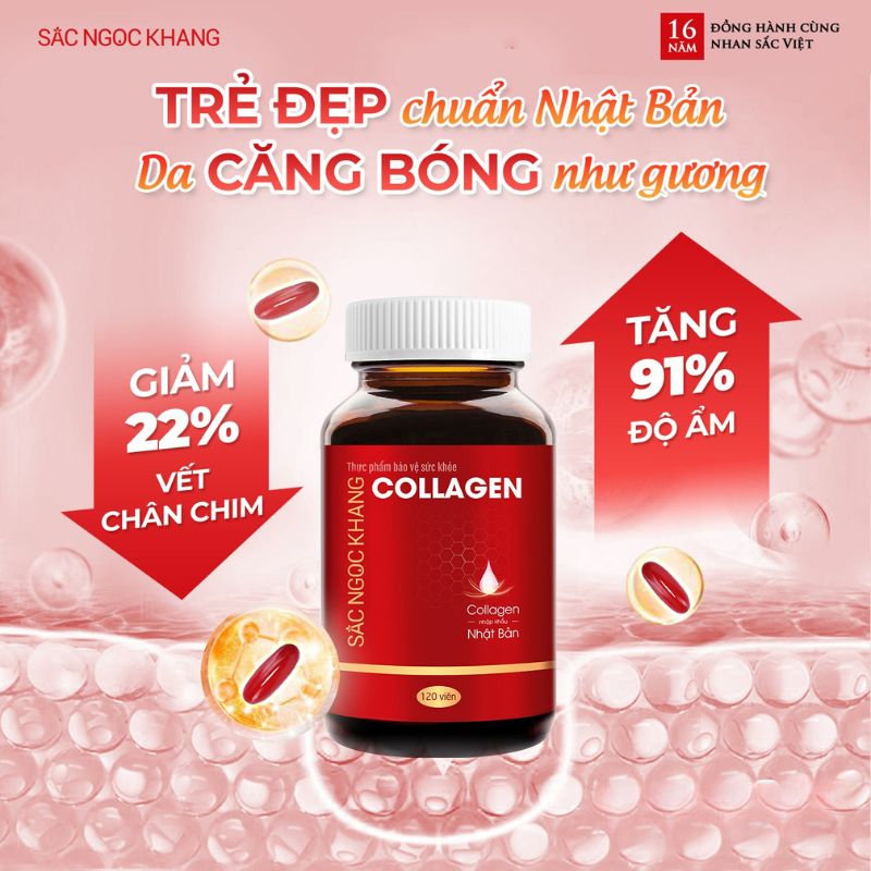 Viên uống Collagen Dipeptide có khả năng kích thích quá trình tái tạo da