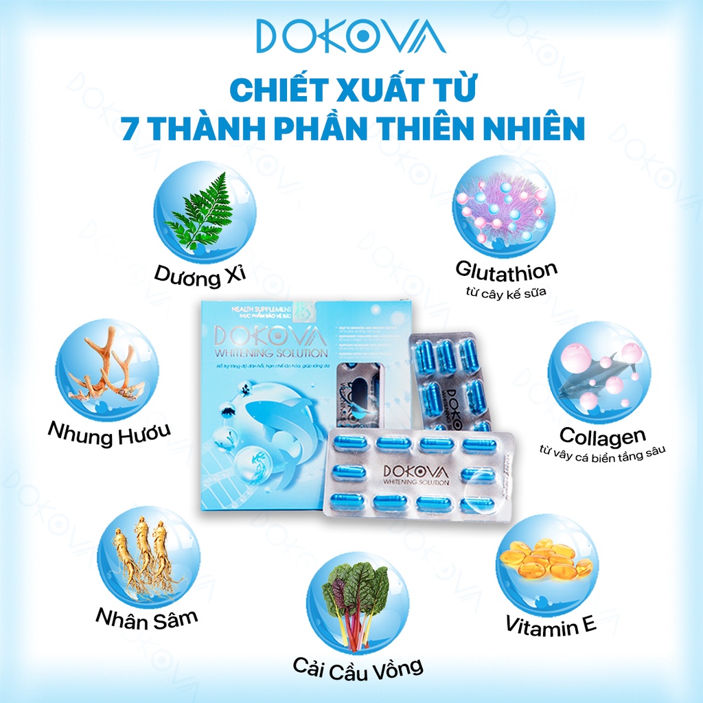Viên uống hỗ trợ trị nám Dokova