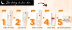 Combo Toàn Diện Mờ Nám, Đẹp Da Sắc Ngọc Khang: Nước tẩy trang 145ml, sữa rửa mặt 50g, nước hoa hồng 145ml, kem chống nắng 50g, kem dưỡng da ban đêm 10g, viên uống vi tảo lục 60v (phiên bản thường) - Ảnh 3